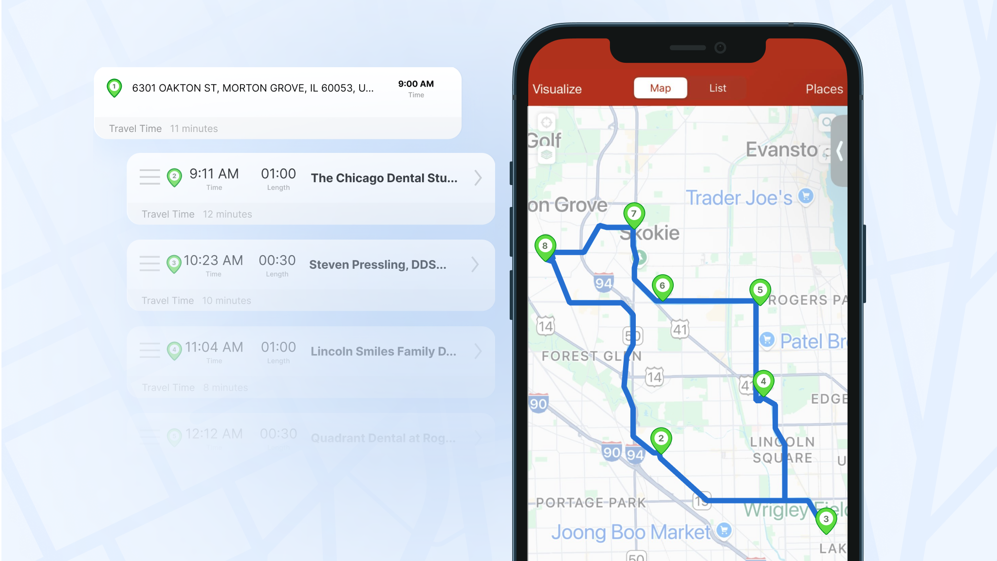 Get the fastest routes